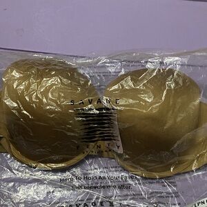 Savage X Fenty Shimmering Gold Bra